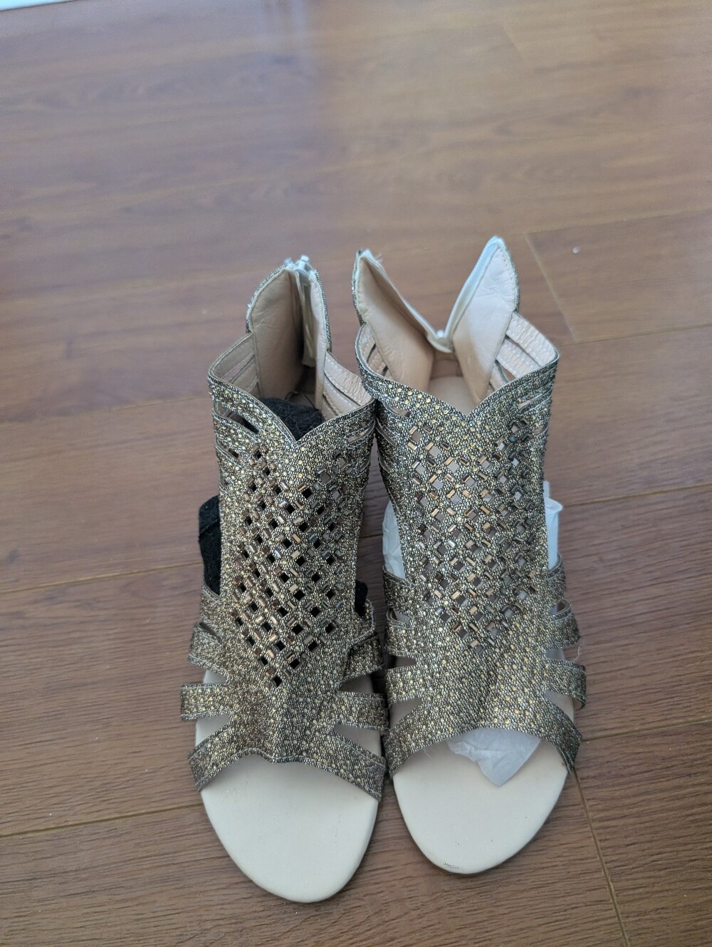 Women's Sandals Mid High Heels Roman Open Toe Us10/EU42